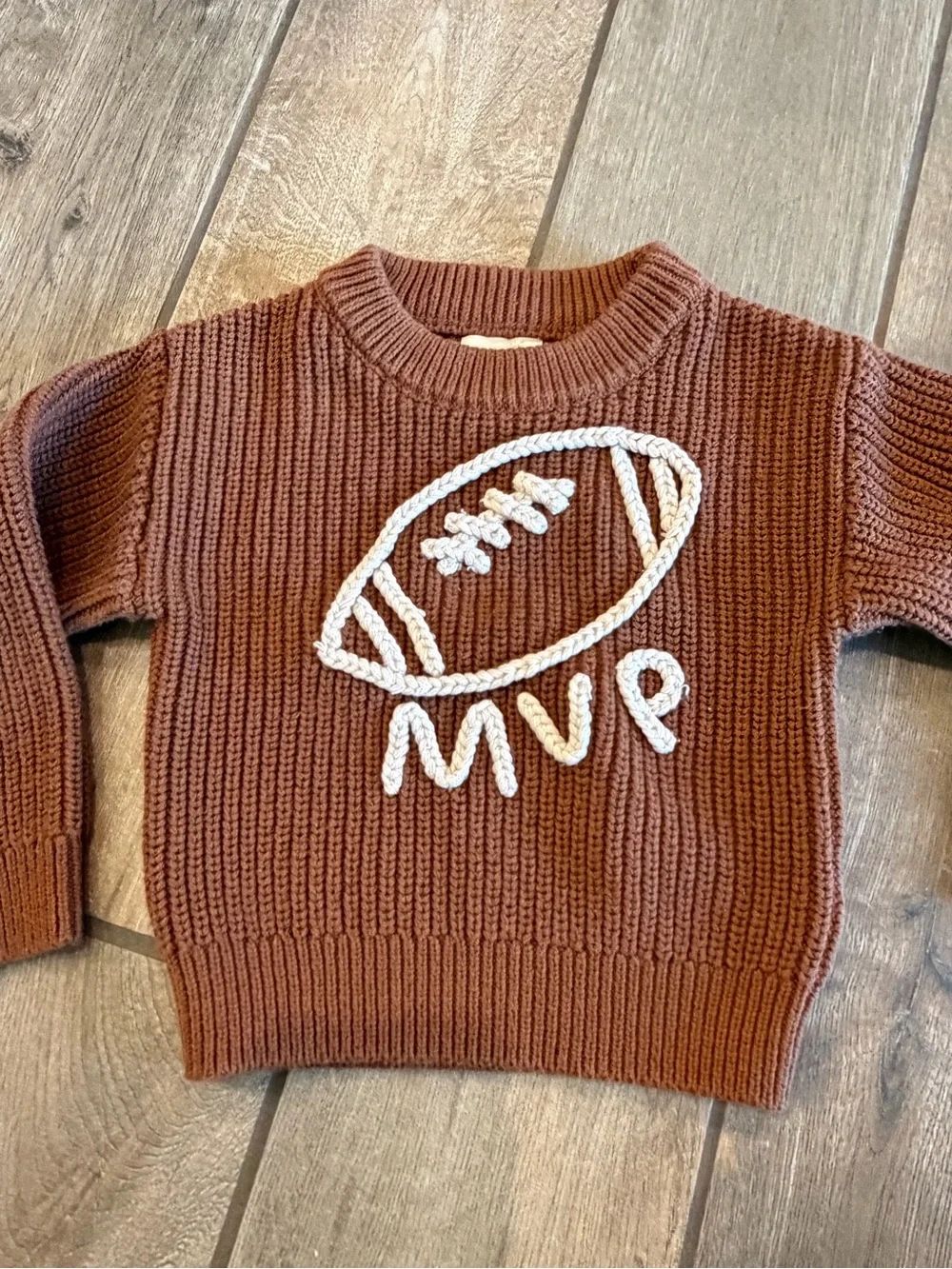 tullabee sweater MVP Football size 12-18 month
